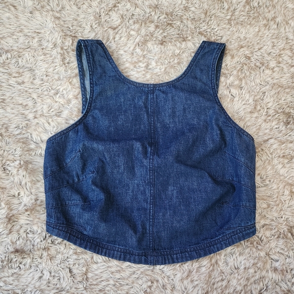 Free People Ryder Denim Skirt Set In Midnight‎ Blue Women's Size Large - Picture 10 of 14